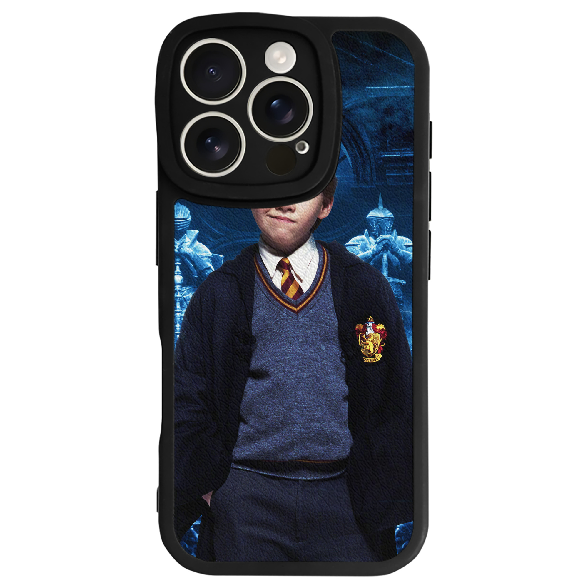 （画像用） Harry Potter ハリー・ポッターシリーズ 【iPhone 16シリーズ対応】シリコンスマホケース（レザー調） 材質：シリコン